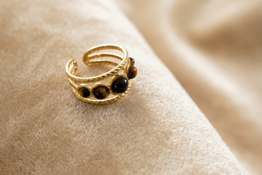BAGUE OEIL TIGRE