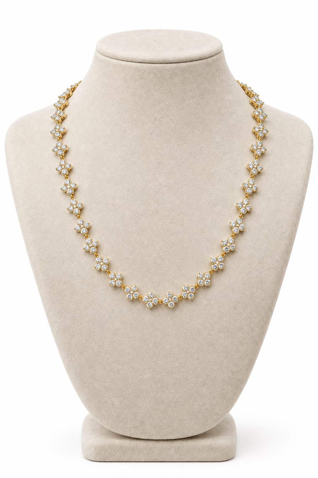 Parure trèfles éclatant