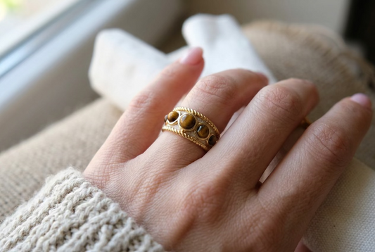 BAGUE OEIL TIGRE