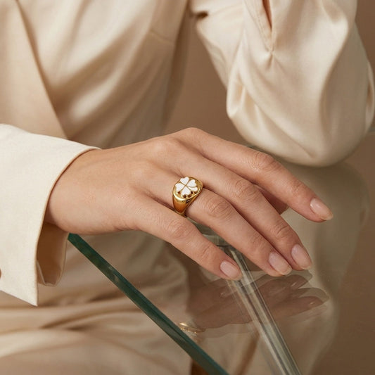 BAGUE TREFLE