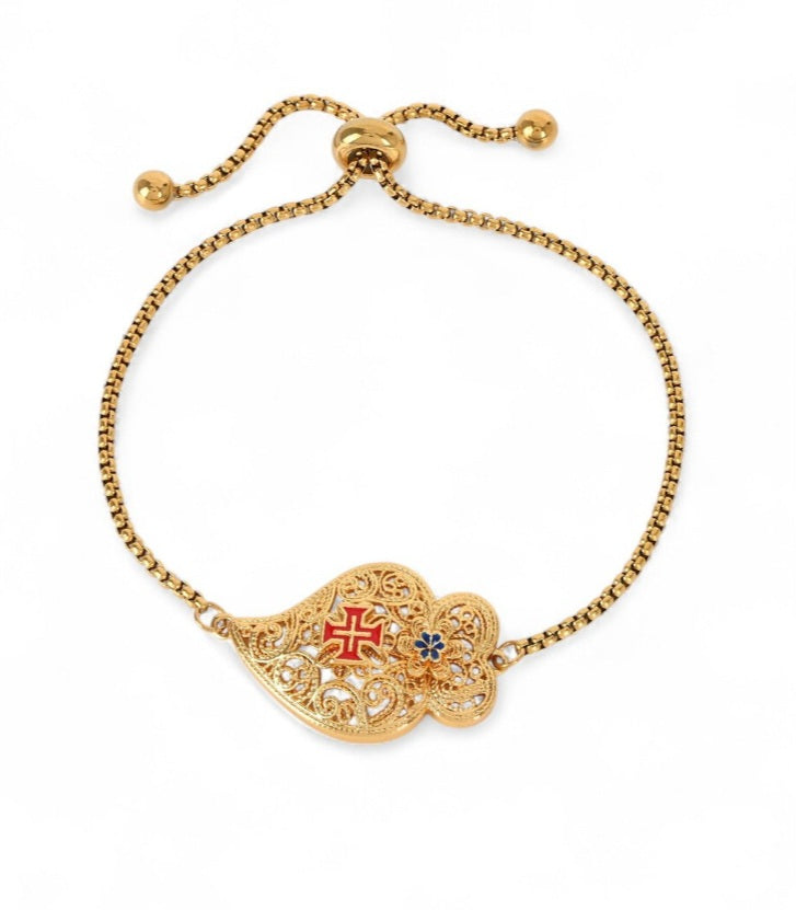 Bracelet coeur de viana en filigrame